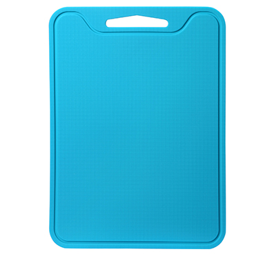 11.5 x 8.5 Inch Blue Flexible Silicone Cutting Board, Easy to Fold ...