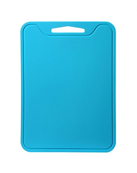 11.5 x 8.5 Inch Blue Flexible Silicone Cutting Board, Easy to Fold ...