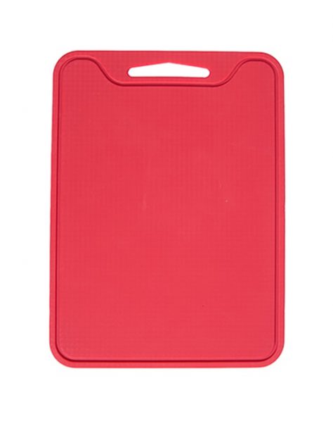 11.5x8.5 Inch Red Flexible Silicone Cutting Board, Easy to fold | Unicook