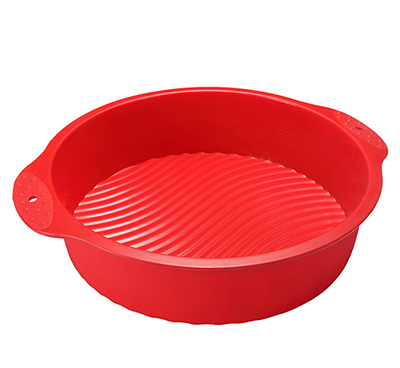 Nonstick Round Silicone Cake Pan, Non-Stick, Oven, Microwave Safe | Unicook